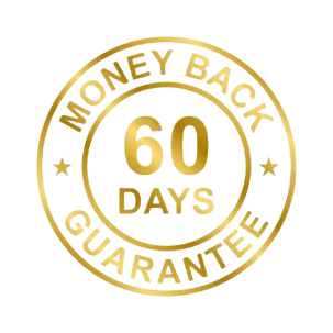 alkaburn 60 day money back guarantee badge